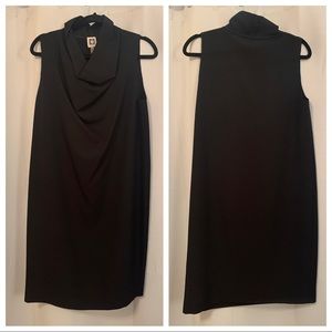 Anne Klein Black dress with Cowl Neck, Size M
